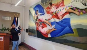 P. RICO: Develan pintura honra la memoria de las hermanas Mirabal