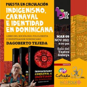 Dagoberto Tejada presentará libro sobre indigenismo y carnaval