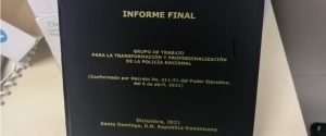 Entregarán el lunes a Abinader  informe sobre la reforma policial