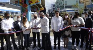 Inauguran primera etapa arreglos intersección calles Duarte y París