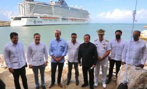 Inauguran muelle Taíno Bay en PP; recibió crucero 1,700 turistas