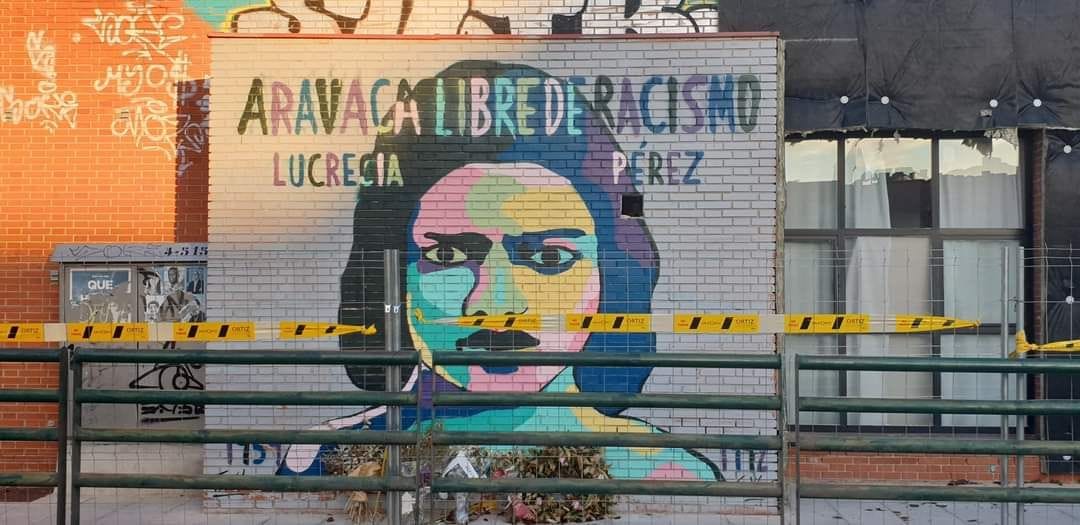 MADRID: Piden mantener mural dominicana asesinada por racismo imagen