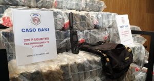 DNCD y la Armada ocupan 225 paquetes de cocaína en Peravia