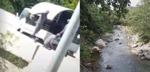 Medio Ambiente sanciona a 4 PN lanzaron neumáticos al río Jagua