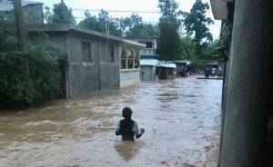 Inundaciones causan daños en zonas de localidad Limbé, Haití