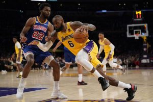 LeBron James anota 56 puntos en victoria de Lakers sobre Warriors