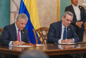 Dominicana y Colombia firman 5 acuerdos durante visita de Duque