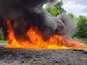 Queman en Dominicana de más de 2,000 kilogramos de cocaína