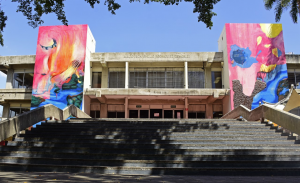 INTEC reinaugura murales de Elsa Núñez en Biblioteca