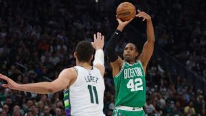 Al Horford firma mejor actuación de Playoffs en derrota de Celtics