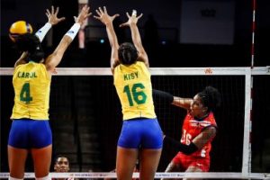 Dominicanas caen ante Brasil en la Liga de Naciones de Voleibol 2022