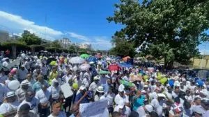 Miles de dominicanos marchan en Santo Domingo contra la violencia