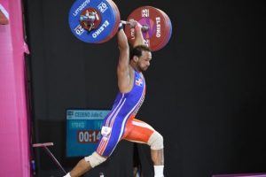 Julio Cedeño se corona en los 73 kilos en el Panamericano de Pesas