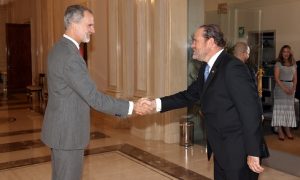 MADRID: Rey Felipe VI recibe a vicepresidente Cámara Comercio RD