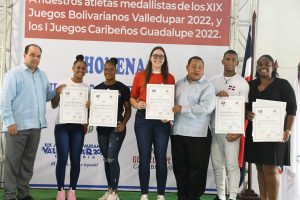 COD reconoce atletas medallistas Juegos Bolivarianos y Caribeños