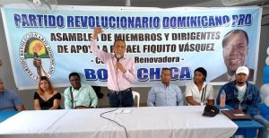 Fiquito Vásquez realiza encuentro del PRD en municipio Boca Chica