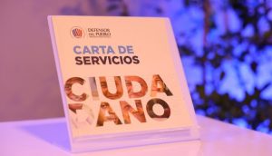 El Defensor del Pueblo presentó su «Carta de Servicio Ciudadano»