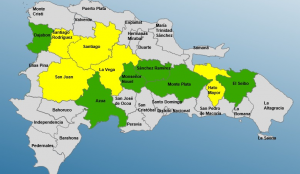 Autoridades dominicanas elevan a 11 las provincias en alerta por lluvias