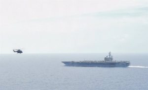 Tensión: Portaaeronaves EU hace operaciones en mar de Filipinas