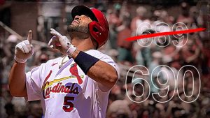 Albert Pujols llega a 690 jonrones al conectar un Grand Slam anoche