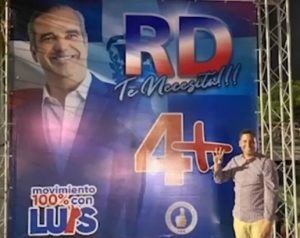 SANTIAGO: Alcaldía retira una valla que promovía reelección de Abinader SANTIAGO: Alcaldía retira una valla que promovía reelección de Abinader