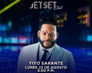 El salsero Yiyo Sarante regresa a Jet Set este lunes 22 de agosto