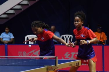 Equipo U-13 femenino RD gana bronce en Panam Tenis de Mesa