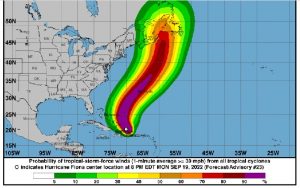 Fiona se convierte en un huracán intenso; aún causa lluvias en RD