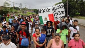 MEXICO: 8va caravana migrantes en un mes parte con destino a EU
