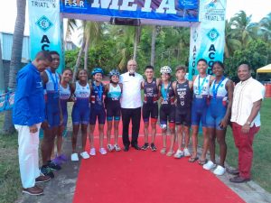 Selección dominicana se destaca en la Copa Regional de Triatlón