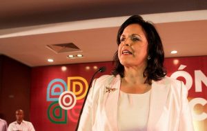 Minou Tavárez electa presidenta de su partido Opción Democrática Minou Tavárez electa presidenta de su partido Opción Democrática
