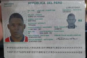 PERU: Detienen dominicano presentó pasaporte adulterado