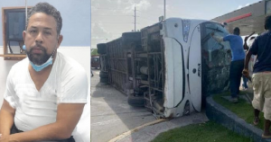 Detienen chofer bus se accidentó en Bávaro; reportan 3era. muerte