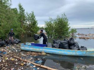 Empresa Samaná Bayport auspicia jornada de limpieza río Sánchez