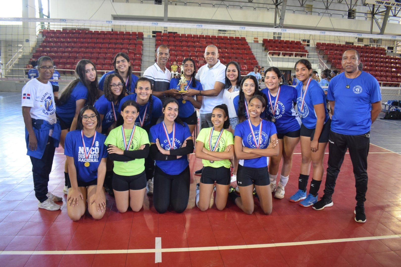 Club Naco se corona campeón en torneo voleibol de la Asovodina imagen