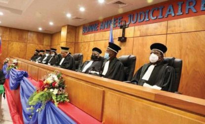 Toma posesión presidente de la Corte Suprema de Haití
