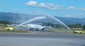 SANTIAGO: Aeropuerto del Cibao recibe primer vuelo desde España