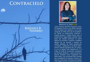 Presentarán poemario Contracielo, de Berenice B. Navarro