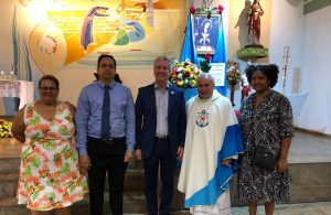 BRASIL: Consulado RD participa en misa en honor Virgen de La Altagracia