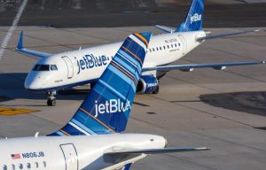 Aterrizaje forzoso avión JetBlue en AILA por desperfecto mecánico