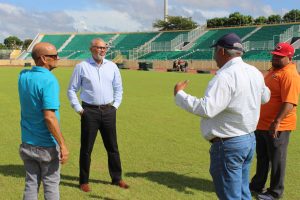 Fedofútbol y Concacaf supervisan reparación del Estadio Olímpico