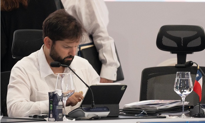 Boric denuncia en la Cumbre la «dictadura» Ortega en Nicaragua imagen