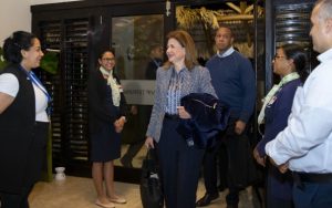 Vicepresidenta de R. Dominicana viajó este martes a Panamá 