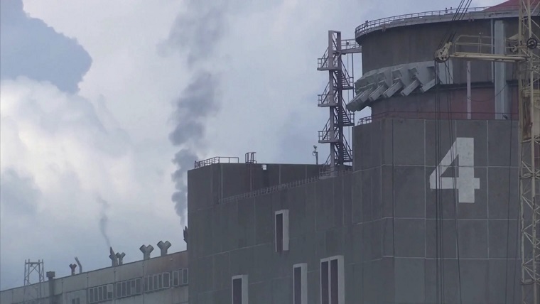 Rusia acusa a Ucrania de atacar la central nuclear de Zaporiyia