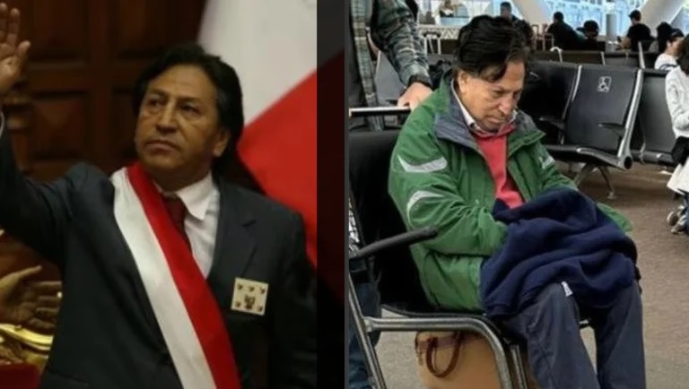 Expresidente Alejandro Toledo llegó a Perú extraditado por EU