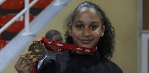 Génesis Jacobo gana oro en el Panam Junior de Taekwondo