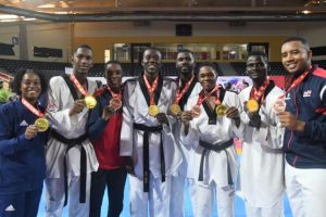 RD arrasa con el oro modalidad TK3 Campeonato de Taekwondo