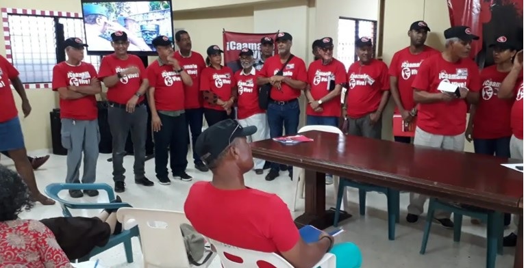 Movimiento Caamañista critica precariedades, llama a «rebelión» imagen