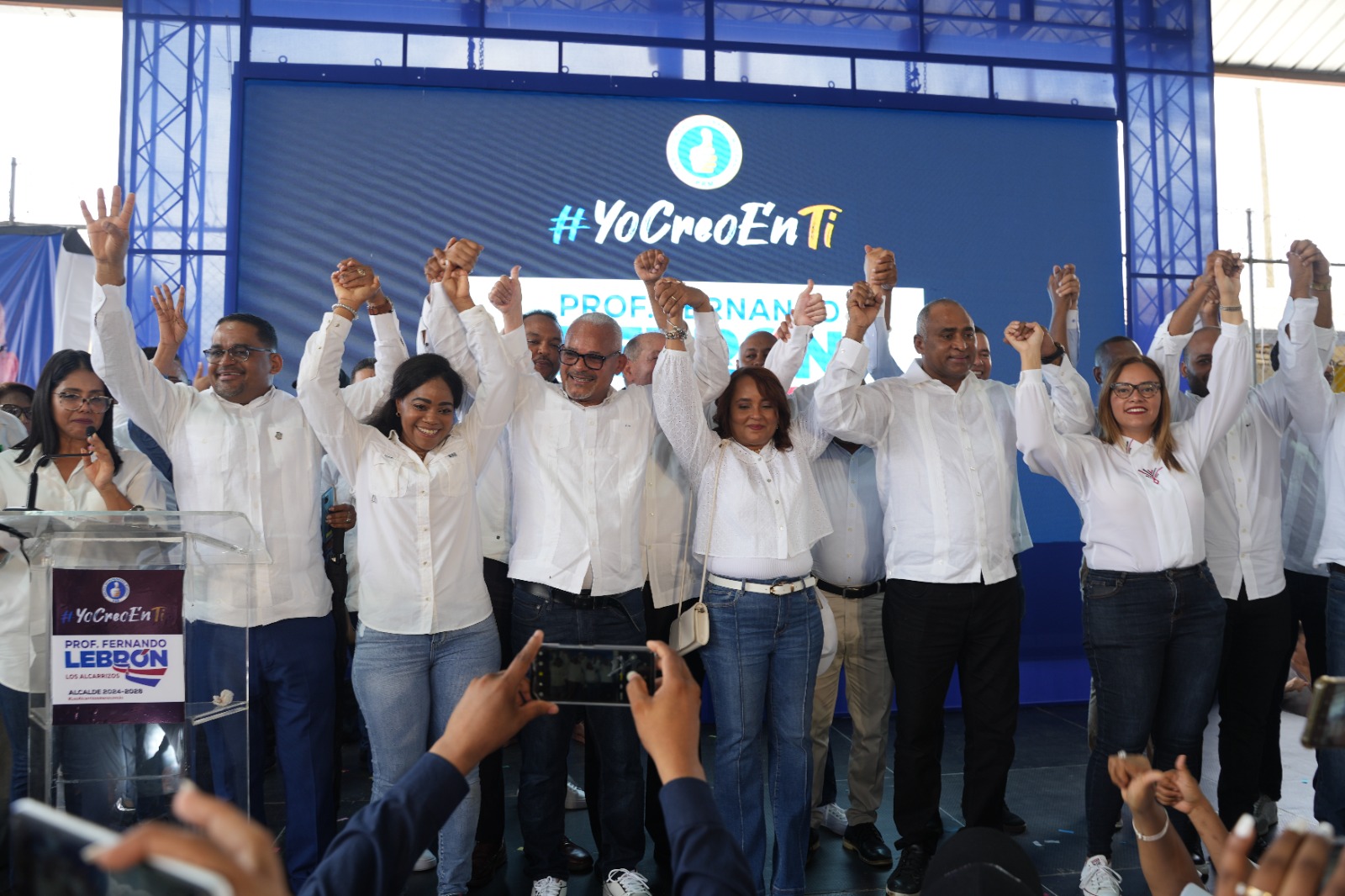 Lebrón lanza precandidatura a la alcaldía municipio Los Alcarrizos imagen