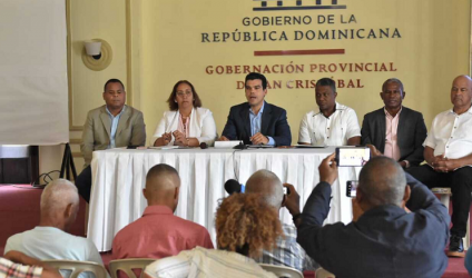 INAPA anuncia sorteo de obras en San Cristóbal por RD$620 millones